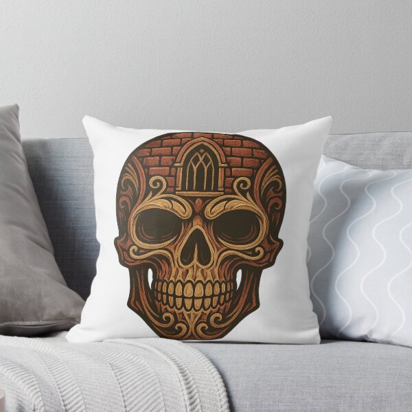 Item preview, Gothic Bastion – The skull made of stone and ornament designed and sold by KnlDsgn.