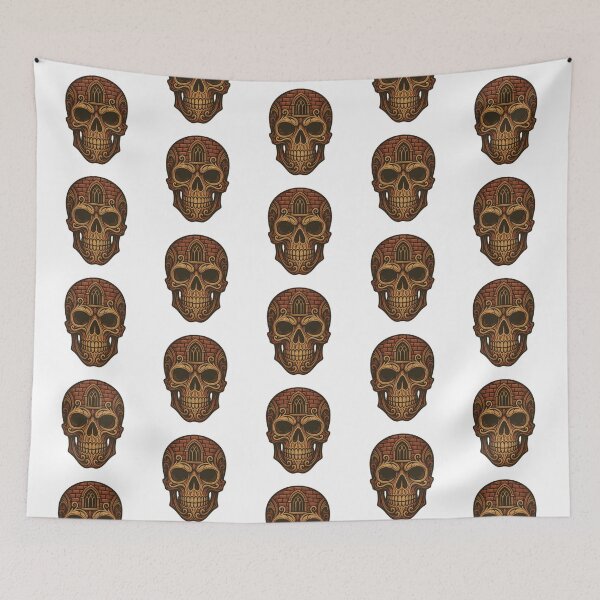 Item preview, Gothic Bastion – The skull made of stone and ornament designed and sold by KnlDsgn.