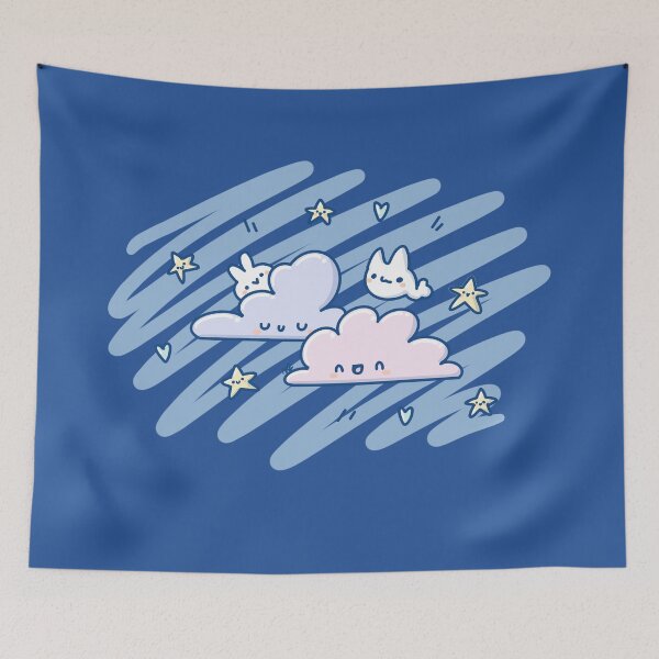Item preview, Kawaii Clouds | Floating Softness and Smiles designed and sold by Sugar-Bubbles.