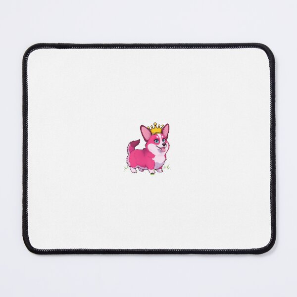 Item preview, Royal pink corgi with crown designed and sold by Darnwellart.