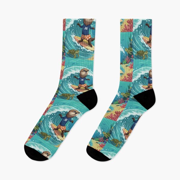 Item preview, Surf’s Up, Platypus! – Quirky Aussie Surf  designed and sold by LifeArt24.