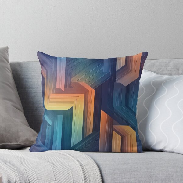 Item preview, Geometric Sunset - Summer 2025 design, irregular pattern 13 designed and sold by WorldByEsi.