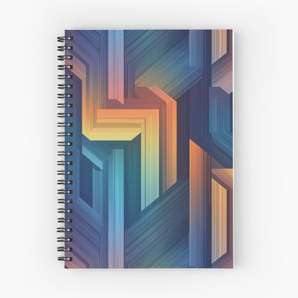 Item preview, Geometric Sunset - Summer 2025 design, irregular pattern 13 designed and sold by WorldByEsi.