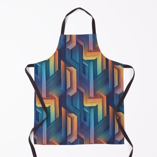 Item preview, Geometric Sunset - Summer 2025 design, irregular pattern 13 designed and sold by WorldByEsi.