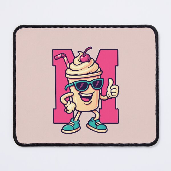 Item preview, Happy Milkshake cartoon mascot character designed and sold by Printips store.
