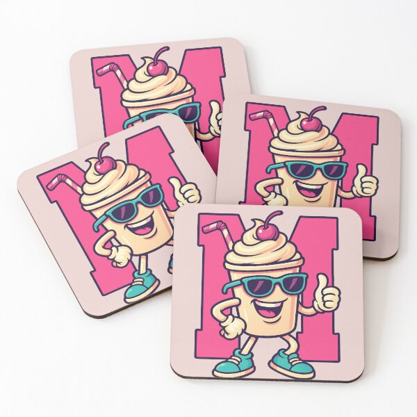 Item preview, Happy Milkshake cartoon mascot character designed and sold by Printips store.