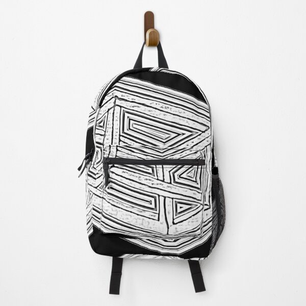 Item preview, Optical illusion – hand-drawn cube paradox in black and white designed and sold by Vision Illustrated.
