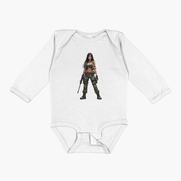 Item preview, Combat Girl | Tactical Beauty in Camo Gear designed and sold by NovaProArt.
