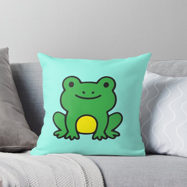 Item preview, Flip the Frog - Adorable Kawaii Frog designed and sold by PatchAndPetal.
