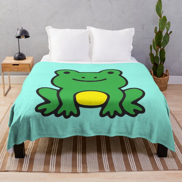 Item preview, Flip the Frog - Adorable Kawaii Frog designed and sold by PatchAndPetal.