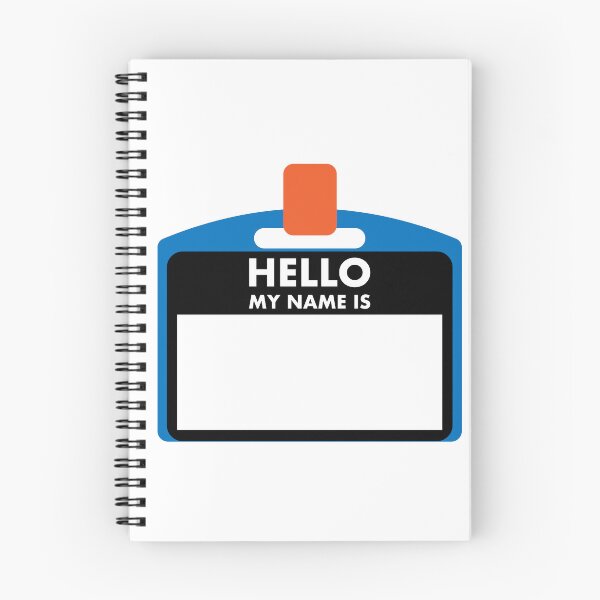 Item preview, Bold "Hello My Name Is" Name Tag Design designed and sold by Relevant Merch.