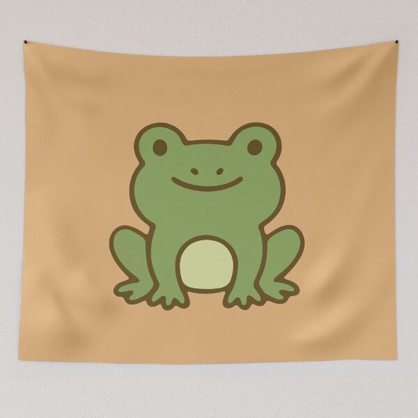 Item preview, Wes the Frog - Adorable Kawaii Frog designed and sold by PatchAndPetal.
