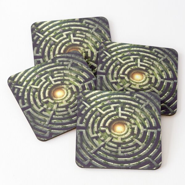 Item preview, The Labyrinth: Path of Complexity and Revelation designed and sold by AbstractAnom.