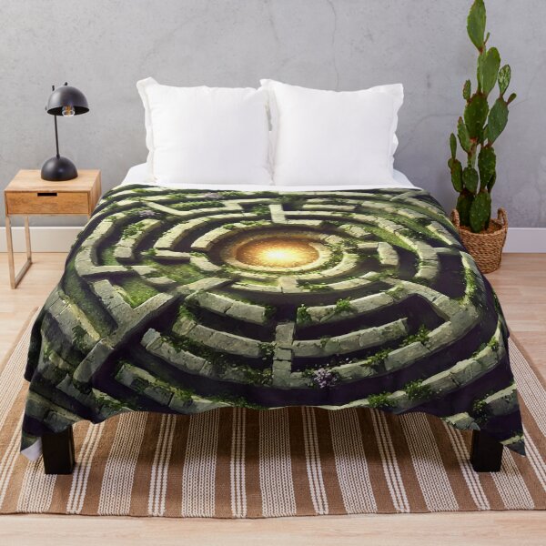 Item preview, The Labyrinth: Path of Complexity and Revelation designed and sold by AbstractAnom.