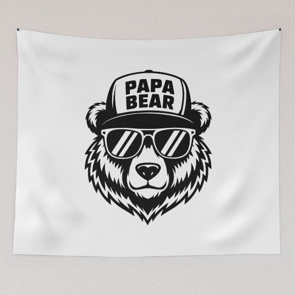 Item preview, Papa Father's Day Bear Gift Family Parents designed and sold by Svenniibee.