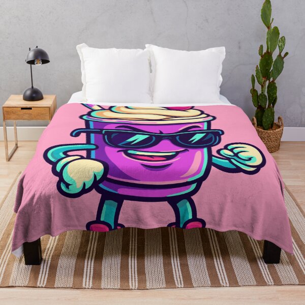 Item preview, Happy Milkshake cartoon mascot character designed and sold by Printips store.