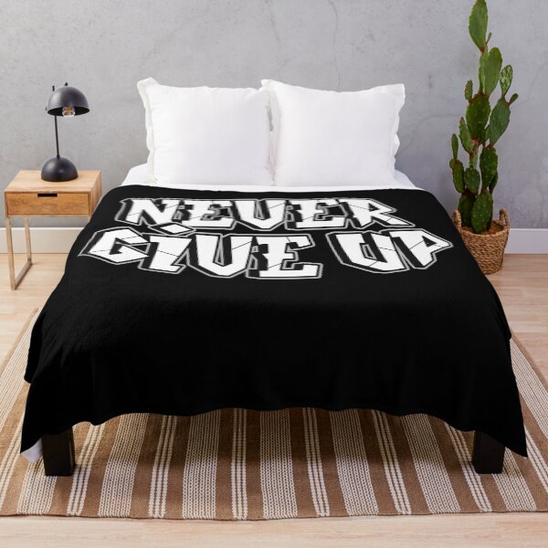 Item preview, Never Give Up t-shirt designed and sold by Barwane Products.