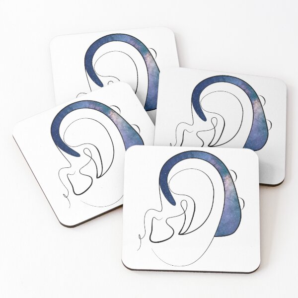 Item preview, Copy of Hearing Aid Line Art with Blue Sky and Clouds designed and sold by spooniecentral.