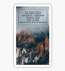 It Never Ends, Bring Me The Horizon Sticker