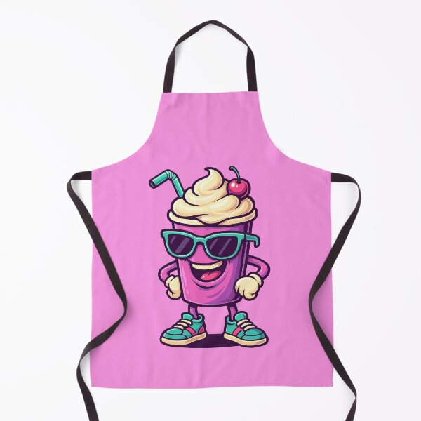 Item preview, Happy Milkshake cartoon mascot character designed and sold by Printips store.
