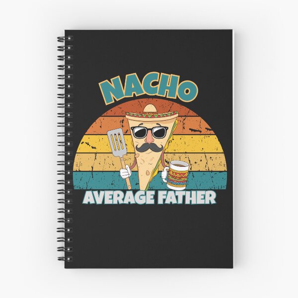 Item preview, Nacho Average Father Funny Dad Shirt Retro Sunset designed and sold by DravensApparel.
