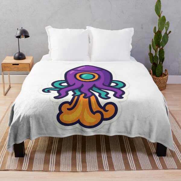 Item preview, Rocketopus – Octopus Astronaut Cartoon Sticker / Funny Sci-Fi Art designed and sold by CrisAidream.