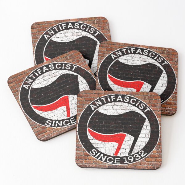 Item preview, Antifa Brick Wall | Anti-Fascist Marxist Design for Stickers, Shirts & Hats | Socialist Resistance Art | Revolutionary Protest Gear & Proletariat Apparel designed and sold by RevolutionToday.