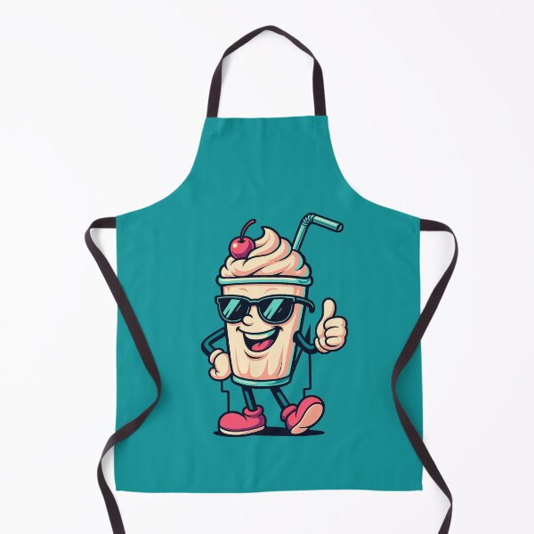 Item preview, Happy Milkshake cartoon mascot character designed and sold by Printips store.
