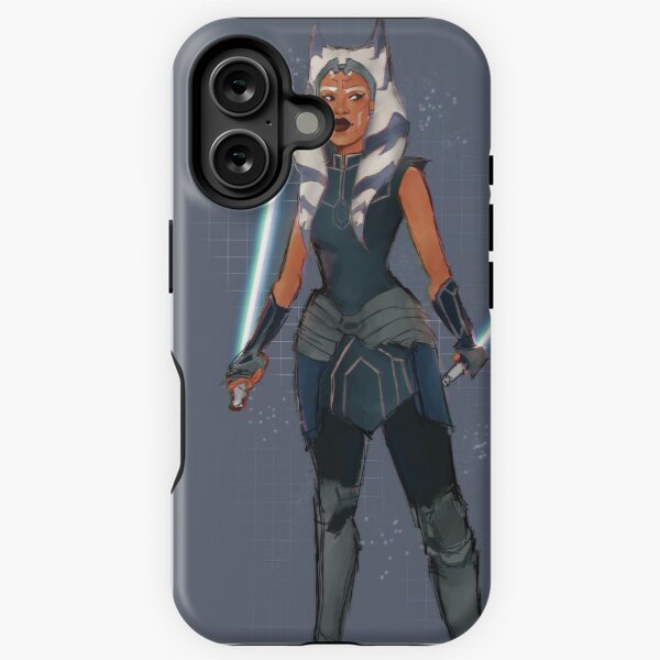 Vista previa del artículo con la obra «Ahsoka lista para la batalla», diseñado y vendido por Jealysha.