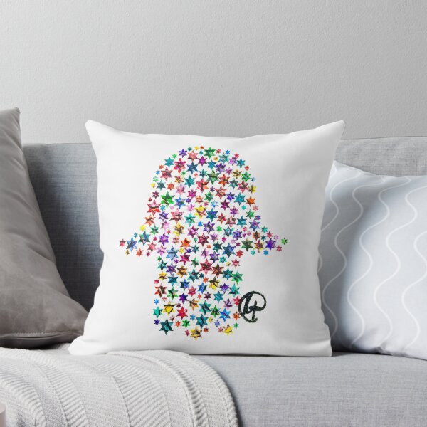 Artikelvorschau, Hamsa der jüdischen Sterne Graffiti-Kunst entworfen und verkauft von Kalli Taub Art.