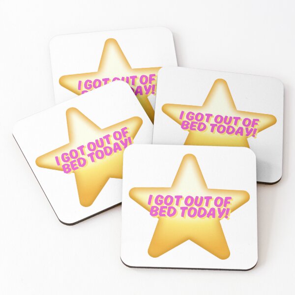 Item preview, "I Got Out of Bed Today!" Gold Star designed and sold by CET37.