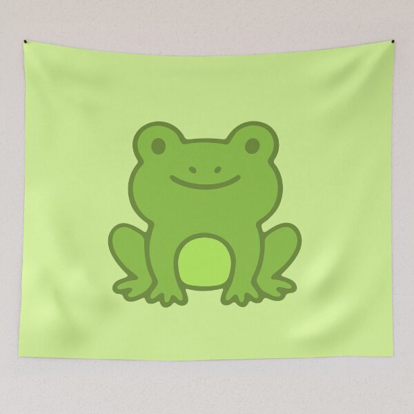 Item preview, Levi the Frog - Adorable Kawaii Frog designed and sold by PatchAndPetal.