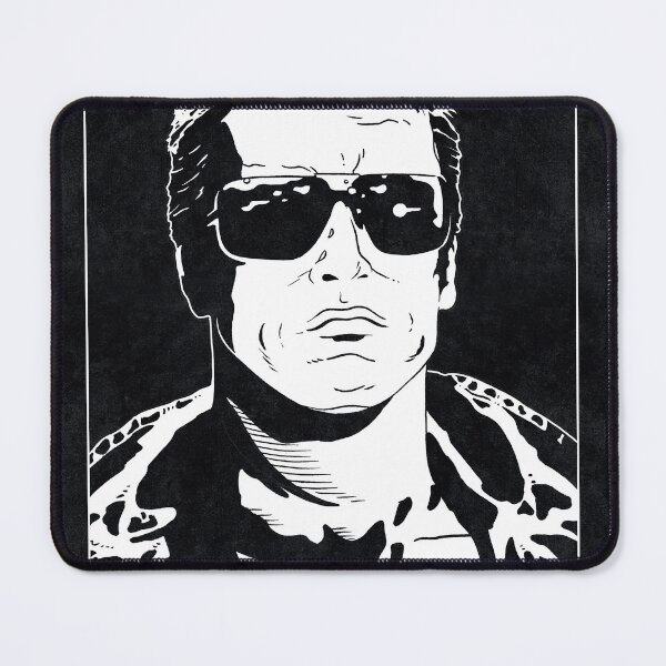 Item preview, THE TERMINATOR (Black and White) designed and sold by FamousWeirdosRB.