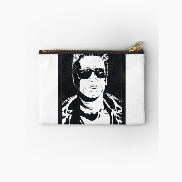 Item preview, THE TERMINATOR (Black and White) designed and sold by FamousWeirdosRB.
