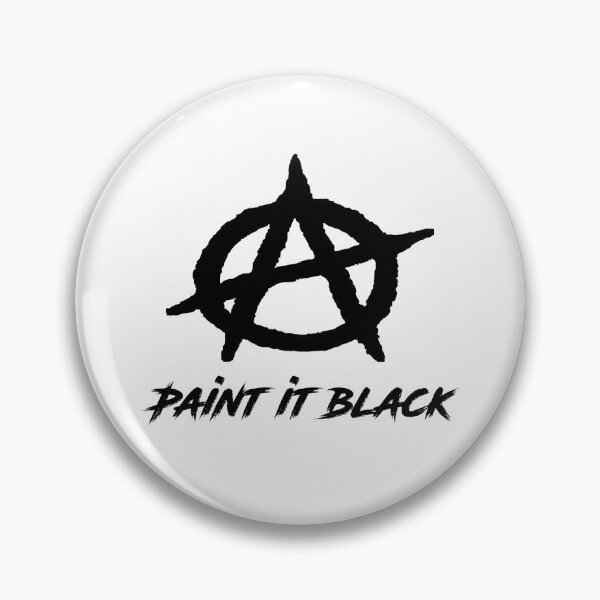 Item preview, Paint it Black Anarchy | Anti-Establishment Design for Stickers, Shirts & Hats | Anarchist Protest Art | Revolutionary Apparel & Rebel Accessories designed and sold by RevolutionToday.