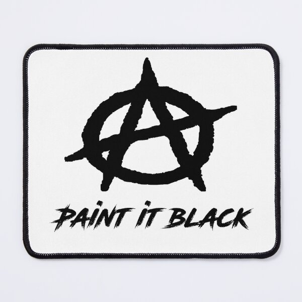 Item preview, Paint it Black Anarchy | Anti-Establishment Design for Stickers, Shirts & Hats | Anarchist Protest Art | Revolutionary Apparel & Rebel Accessories designed and sold by RevolutionToday.