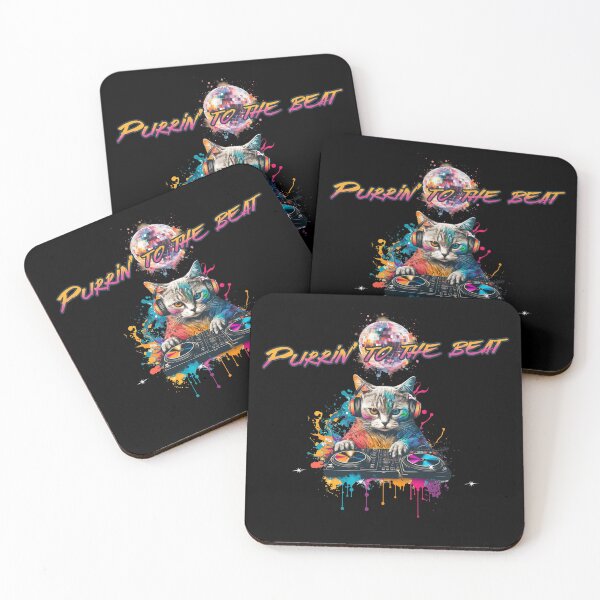 Item preview, Purrin' To The Beat designed and sold by JoliebyLCG.