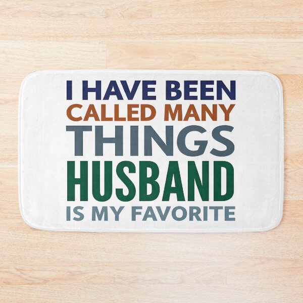 Item preview, Husband Is My Favorite – Bold Typography Design for Men designed and sold by TeeTimeTreasure.
