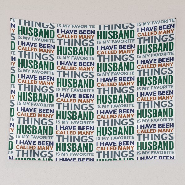 Item preview, Husband Is My Favorite – Bold Typography Design for Men designed and sold by TeeTimeTreasure.