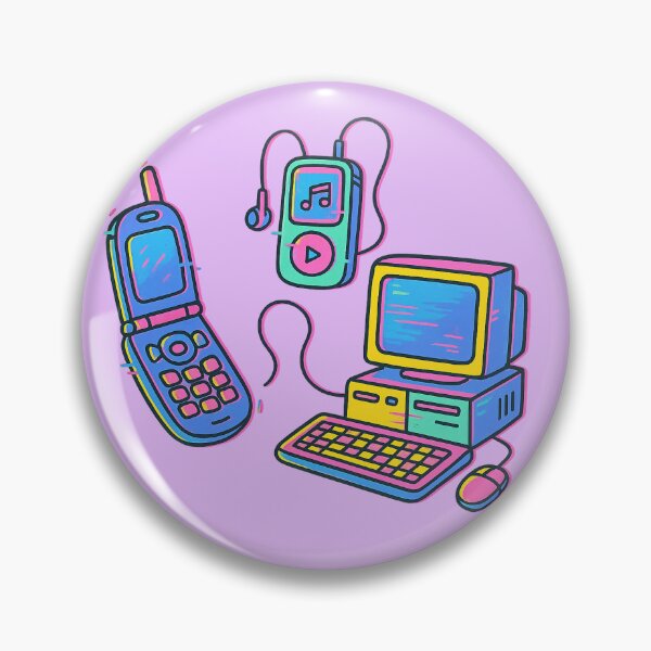 Artikelvorschau, Retro-Technik: Y2K-Vibes entworfen und verkauft von Arch4Design.