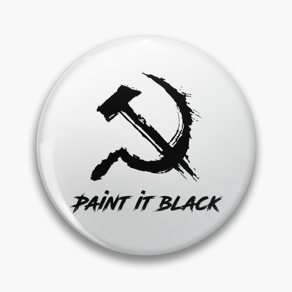 Item preview, Paint it Black Hammer & Sickle | Marxist Revolutionary Design for Stickers, Shirts & Hats | Anti-Capitalist Art | Proletariat Resistance Gear & Communist Apparel designed and sold by RevolutionToday.