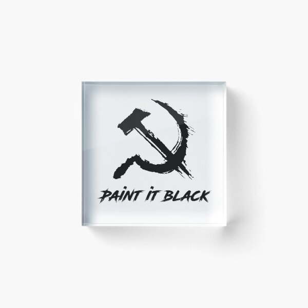 Item preview, Paint it Black Hammer & Sickle | Marxist Revolutionary Design for Stickers, Shirts & Hats | Anti-Capitalist Art | Proletariat Resistance Gear & Communist Apparel designed and sold by RevolutionToday.