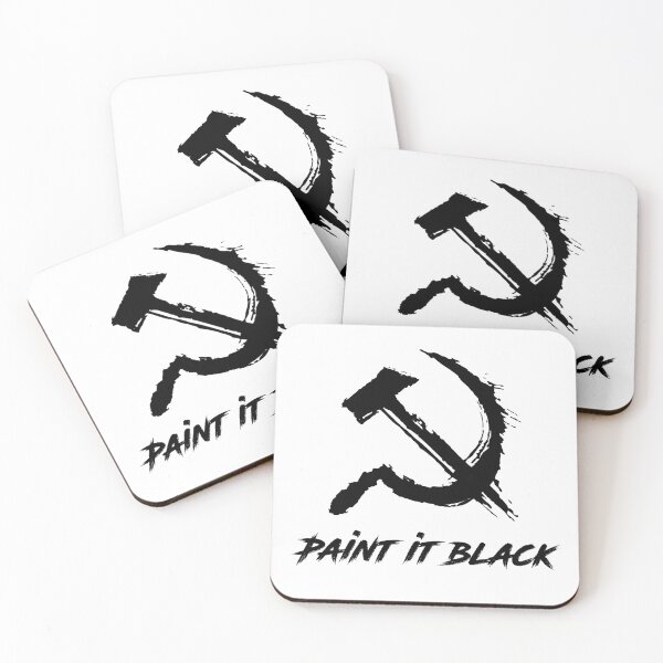 Item preview, Paint it Black Hammer & Sickle | Marxist Revolutionary Design for Stickers, Shirts & Hats | Anti-Capitalist Art | Proletariat Resistance Gear & Communist Apparel designed and sold by RevolutionToday.