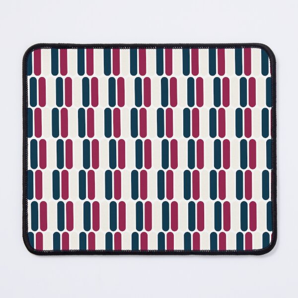 Item preview, Retro Geometric Pattern - Navy, Maroon, and Cream (04282025) designed and sold by vlbrown.