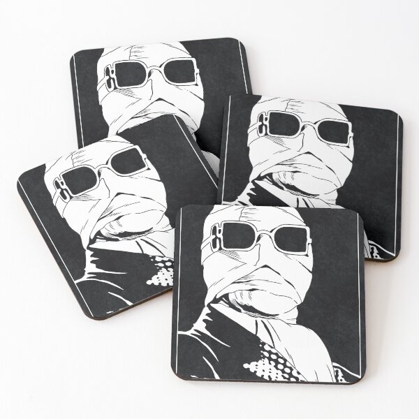 Item preview, THE INVISIBLE MAN(Black and White) designed and sold by FamousWeirdosRB.