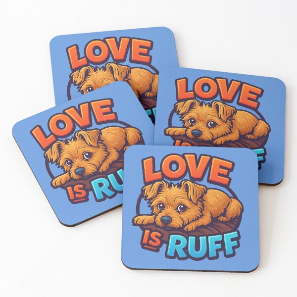 Item preview, Love is Ruff designed and sold by DopamineBee.