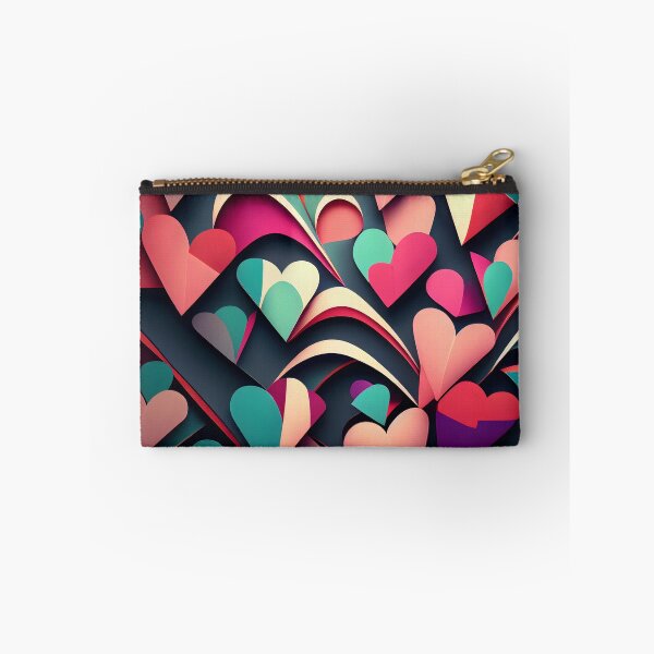 Item preview, Colorful Heart Burst Pattern designed and sold by ShadowAndSlate.
