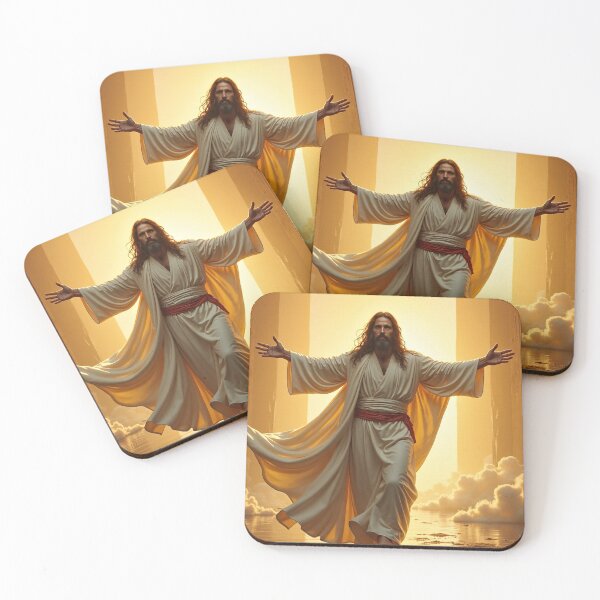 Item preview, Jesus walking in a smoke filled chamber designed and sold by mystiquelicorne.