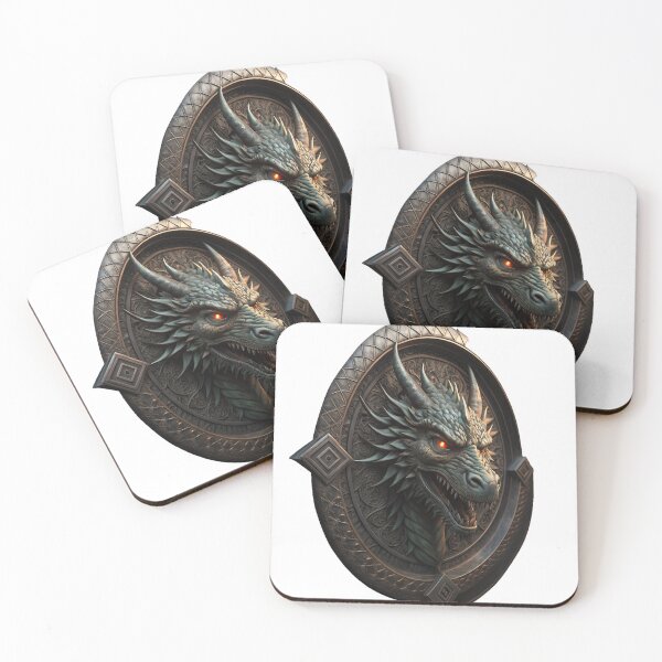 Item preview, Forged in Flame: The Runed Dragon of Dwarven Metal designed and sold by Melia-Store.