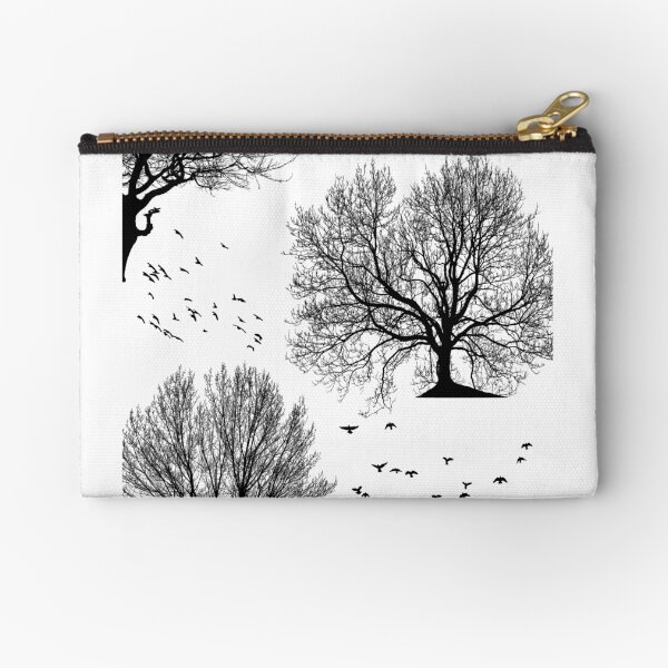 Item preview, Bare Trees with Flying Birds - Minimalist Silhouette designed and sold by Leaf & Layer.